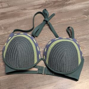 Shade & Shore Teal and Lavender Bra